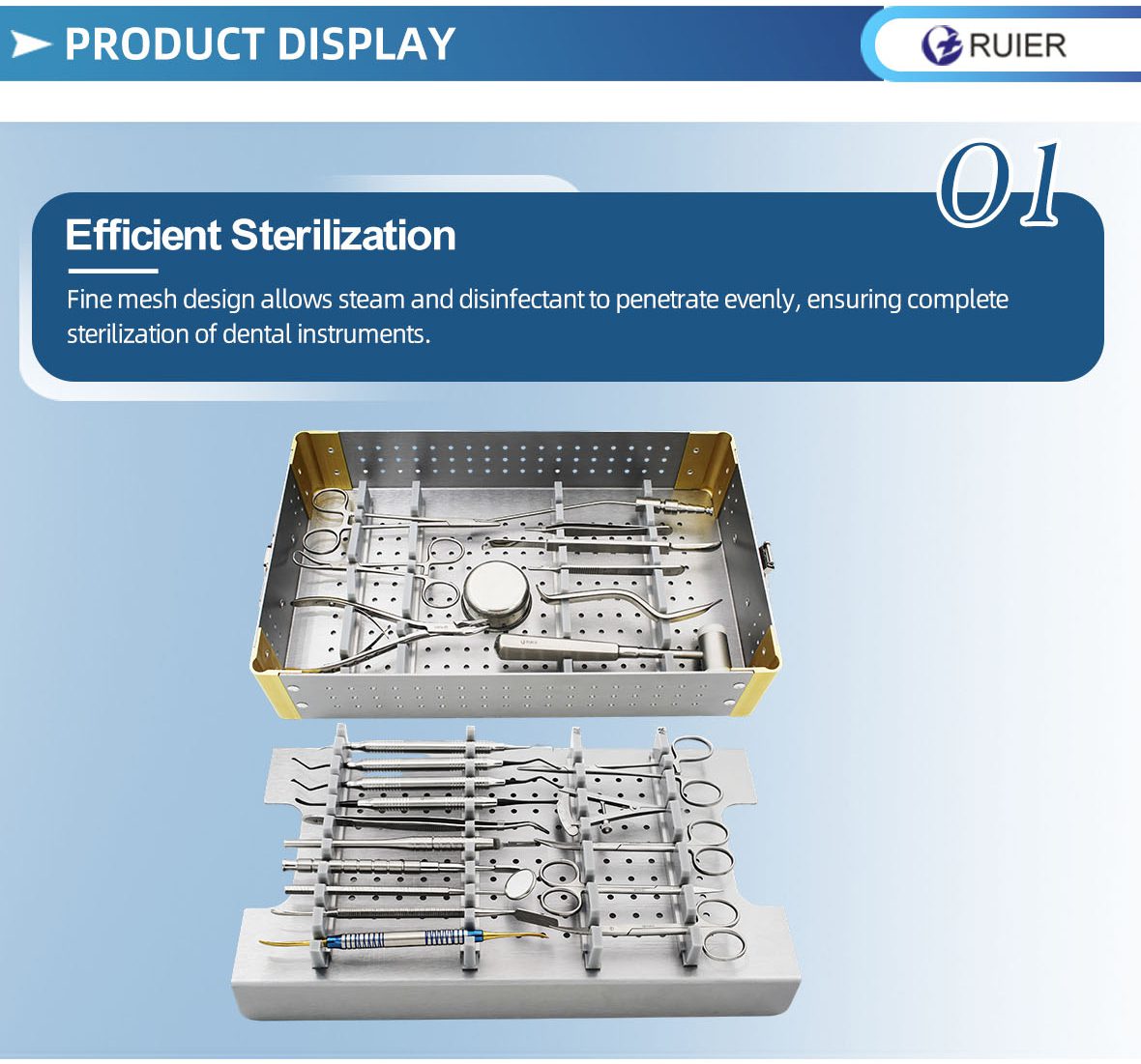 stainless steel instrument disinfection box