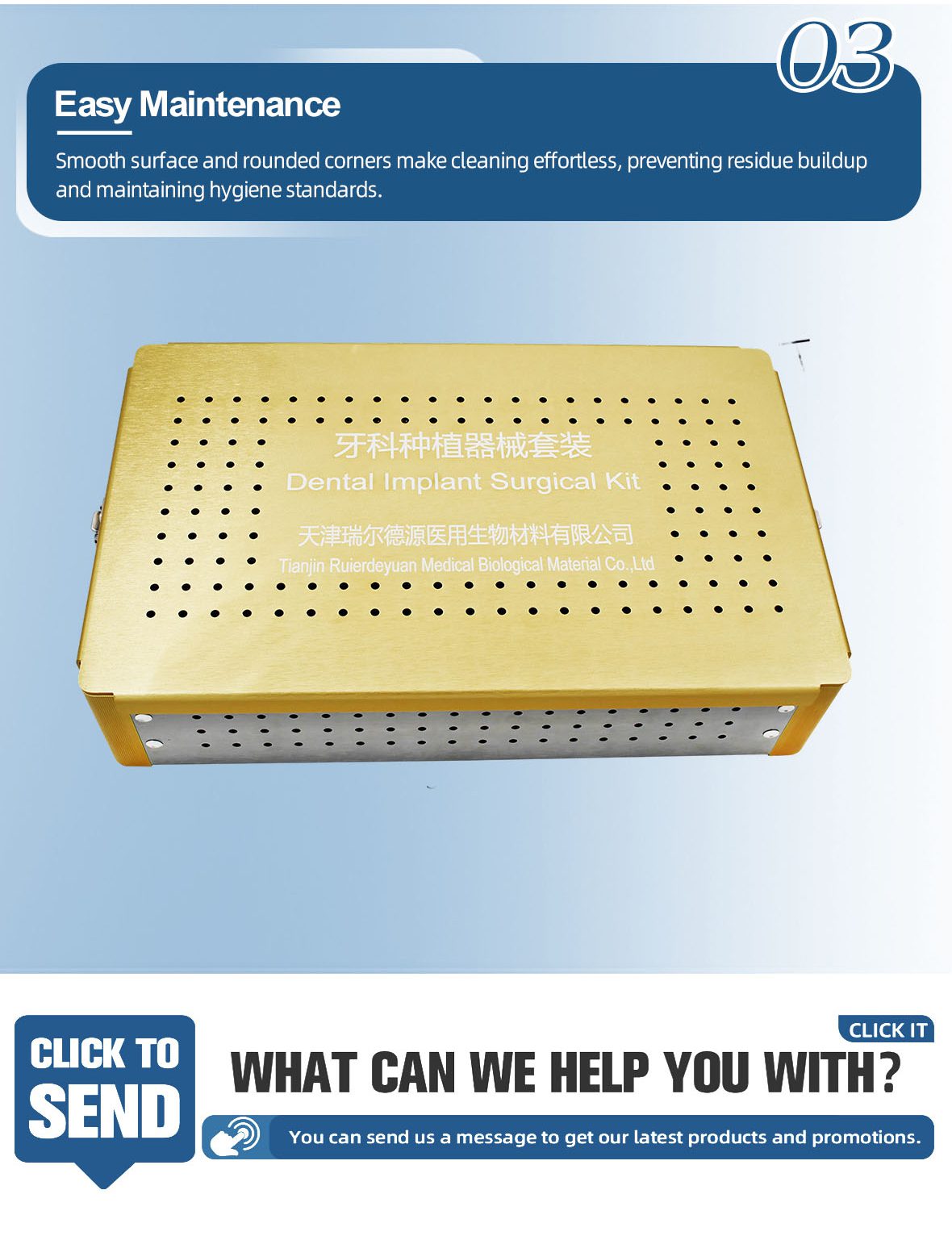 stainless steel instrument disinfection box