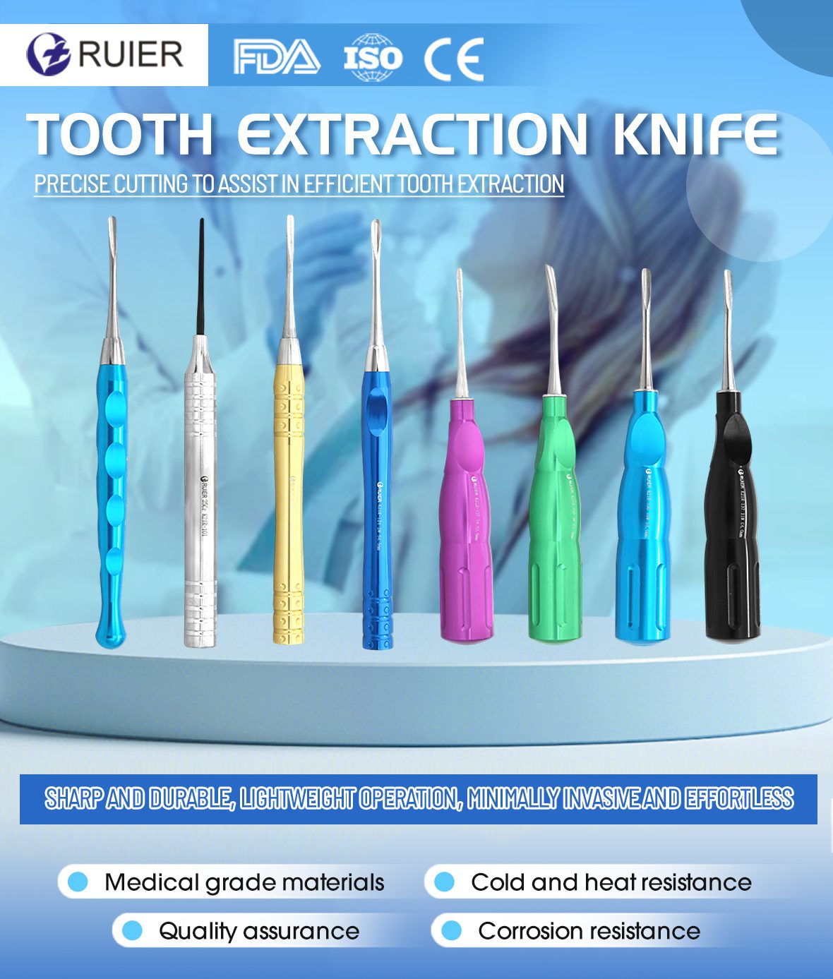 tooth extraction knife