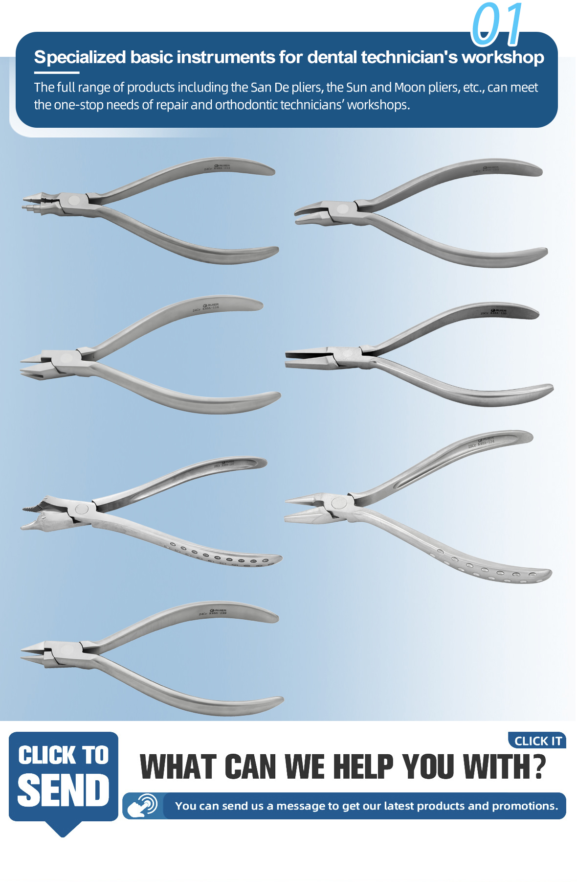 dental laboratory pliers