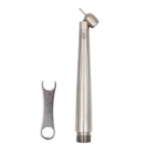 stainless steel dental tip 2 holes for dental led high speed handpiece 45 degree surgical air turbine molar region