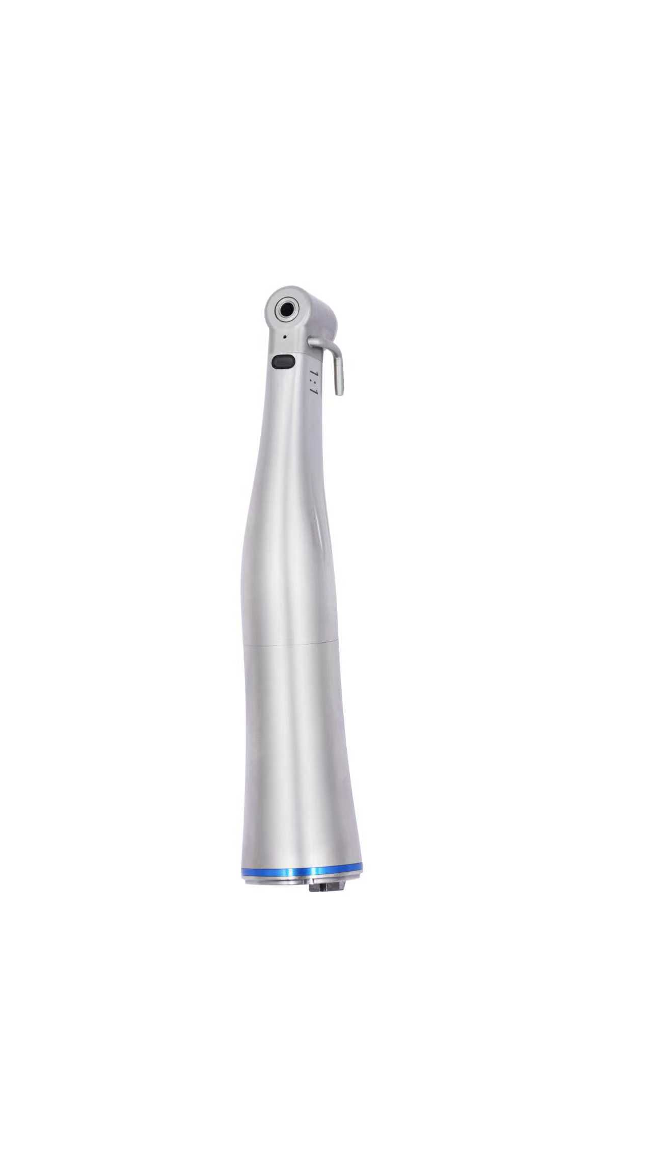 Dental Fiber Optic Handpiece 1:1 Contra Angle Low Speed Push Button E-type Class I 1 Year Warranty dental fiber optic handpiece 1:1 contra angle low speed push button e type class i 1 year warranty