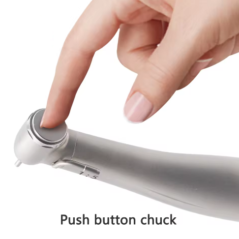 Electric Dental 1:5 Increasing Low Speed Class I Handpiece Fiber Optic LED Contra Angle Red Ring External Water Spray Push electric dental 1:5 increasing low speed class i handpiece fiber optic led contra angle red ring external water spray push