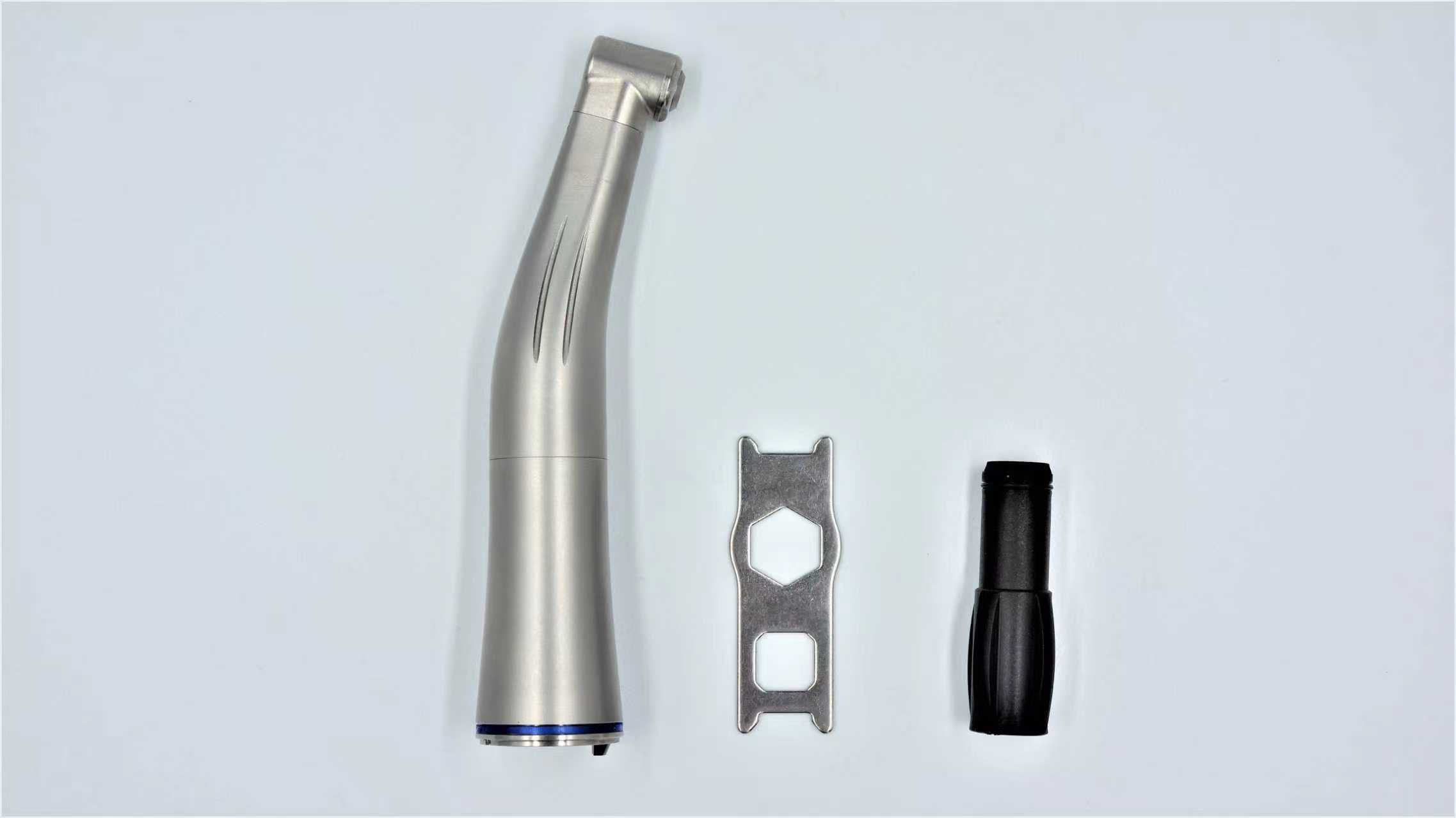 E-Type Low Speed Dental Contra Angle Handpiece Fiber Optic Internal Water Spray Stainless Steel CE Certified e type low speed dental contra angle handpiece fiber optic internal water spray stainless steel ce certified