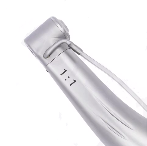 dental fiber optic handpiece 1:1 contra angle low speed push button e type class i 1 year warranty