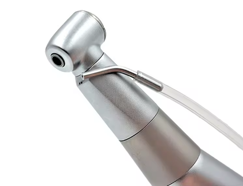Electric Metal Dental Handpiece with External Tube Contra Angle Air Turbine Push Button Low Speed electric metal dental handpiece with external tube contra angle air turbine push button low speed