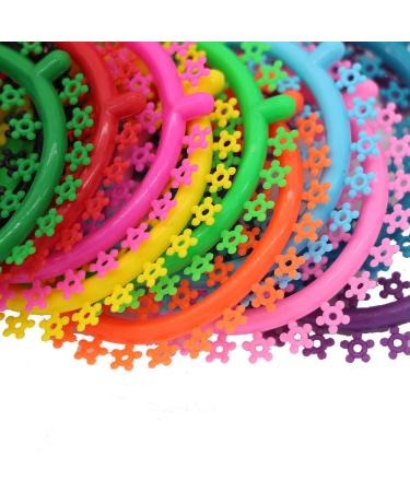 medical grade manual orthodontic flower ligature ties cartoon elastic rubber bands for braces colorful high strength ce