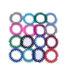 medical grade manual orthodontic flower ligature ties cartoon elastic rubber bands for braces colorful high strength ce